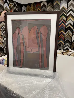 Klaas Gubbels - Zeefdruk Nr. 33 - Niet normale tafel zeefdruk - Geheel nieuw ingelijst kopen? Bied vanaf 365!