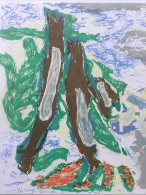 Jan Commandeur - "N-OOST" | kleuren litho (2/70) - ingelijst kopen? Bied vanaf 50!