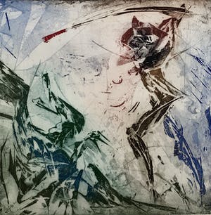 Frank Porcelijn - ets/aquatint - '21 III 85' - 1985 (Kleine oplage) kopen? Bied vanaf 80!