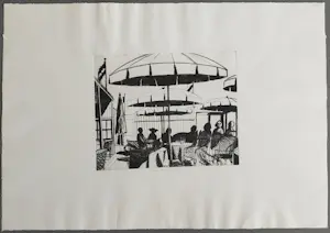 Herman Berserik - Scheveningen -gesigneerde ets kopen? Bied vanaf 199!