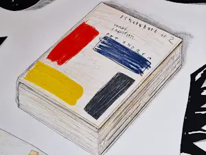 Pat Andrea - Zeer groot kleuren litho "Schetsboek nr. 2" zeer kleine oplage (15) - gesigneerd kopen? Bied vanaf 75!