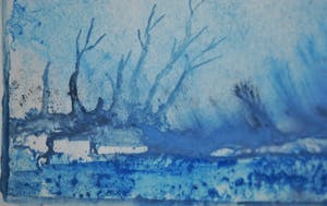 Jan van Wel - 2 surrealistische landschappen kopen? Bied vanaf 65!