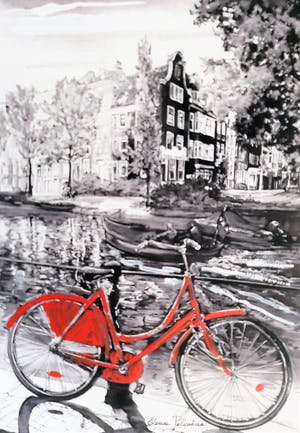 Elena Polyakova - Elena Polyakova - Red bike in Amsterdam kopen? Bied vanaf 55!