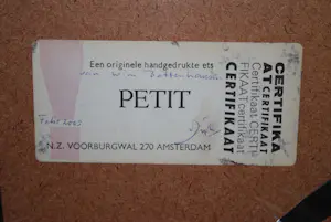 Wim Bettenhausen - Corfu - kleurets - aankoop Galerie Petit - zuurvrije inlijsting - incl boek - kopen? Bied vanaf 80!