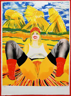 Jan Cremer - Hollandse boerinnen, complete uitgave met 6 litho’s kopen? Bied vanaf 1350!