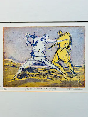 Ad van Bokhoven - Gevecht met de engel kopen? Bied vanaf 30!