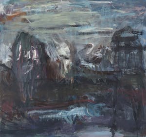 Arie Schippers - Acryl op doek, Na harde regen (Zeer groot) kopen? Bied vanaf 1!