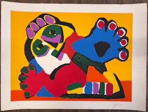 Karel Appel - The Boy with the Blue Hand kopen? Bied vanaf 1199!