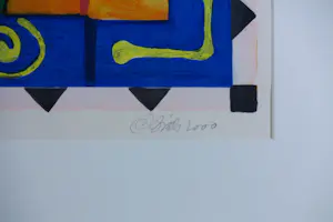 Clemens Briels - Zeefdruk op papier, Where there is life... - Ingelijst (Groot) kopen? Bied vanaf 150!