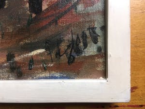 Niet of onleesbaar gesigneerd - Landschap - olieverf, gesigneerd kopen? Bied vanaf 10!