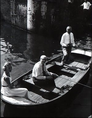 Paul Huf - Foto, lot van twee los ingelijste portretten van o.a. Sir. Terrence Conran kopen? Bied vanaf 1!