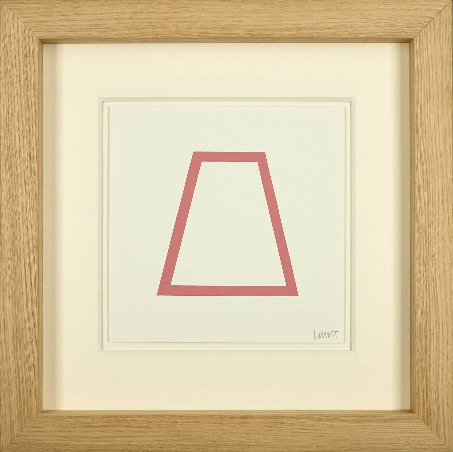 Sol LeWitt - Seltene Siebdruck „Five Geometric Figures in Five Colors“ - fachmännisch gerahmt kopen? Bied vanaf 980!