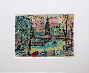 Gerard Hordijk - Kromme Waal Amsterdam verkocht voor € 50!