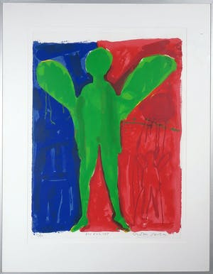 Cees Dolk - Zeefdruk, Engel 388 kopen? Bied vanaf 20!