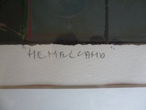 Eric Toebosch - Litho. Titel, "Hemelland". kopen? Bied vanaf 35!