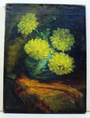 Kees van den Berg (I) - Chrysanten verkocht voor € 100!