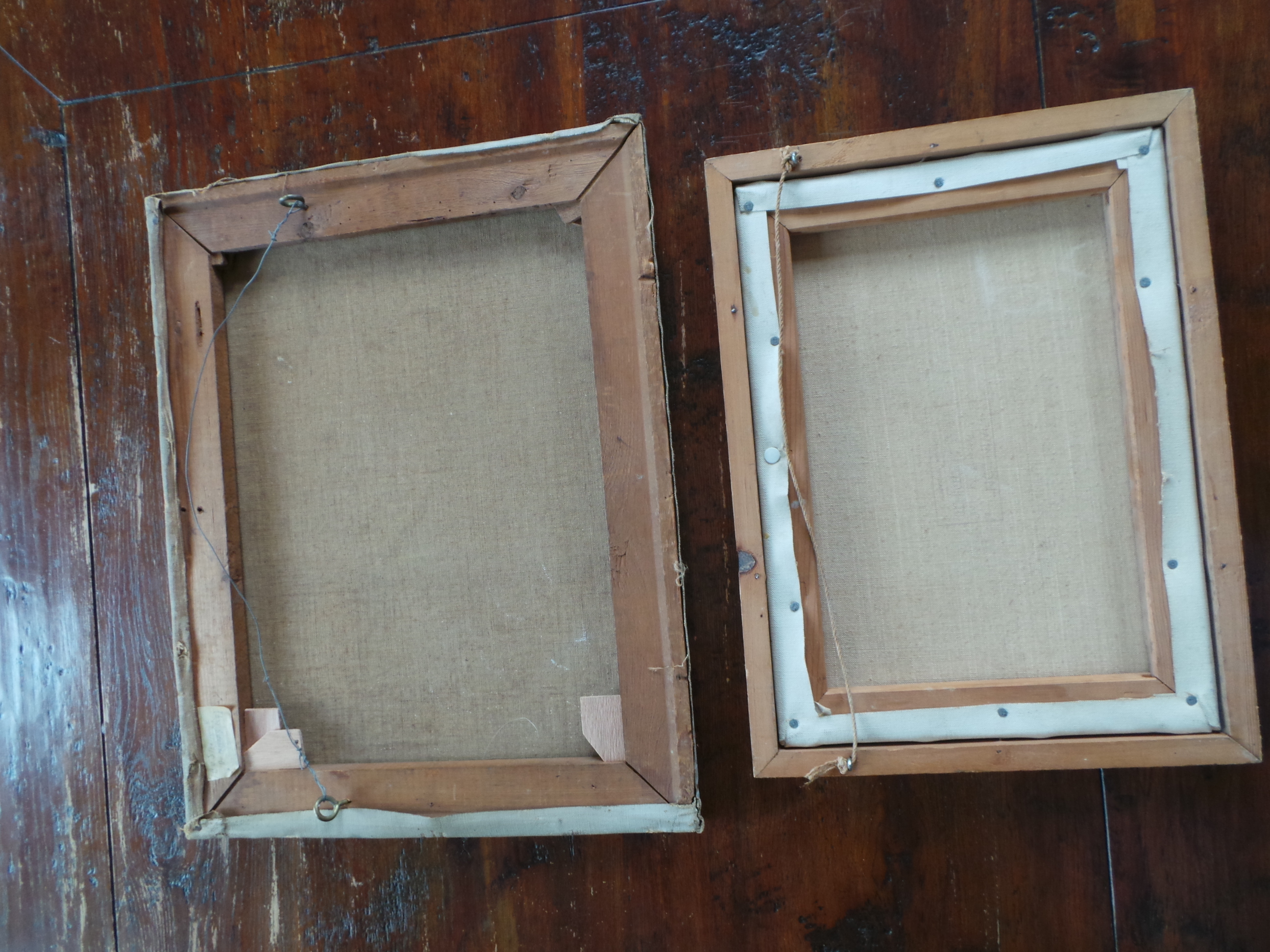 Niet of onleesbaar gesigneerd - Twee landschap kopen? Bied vanaf 1!