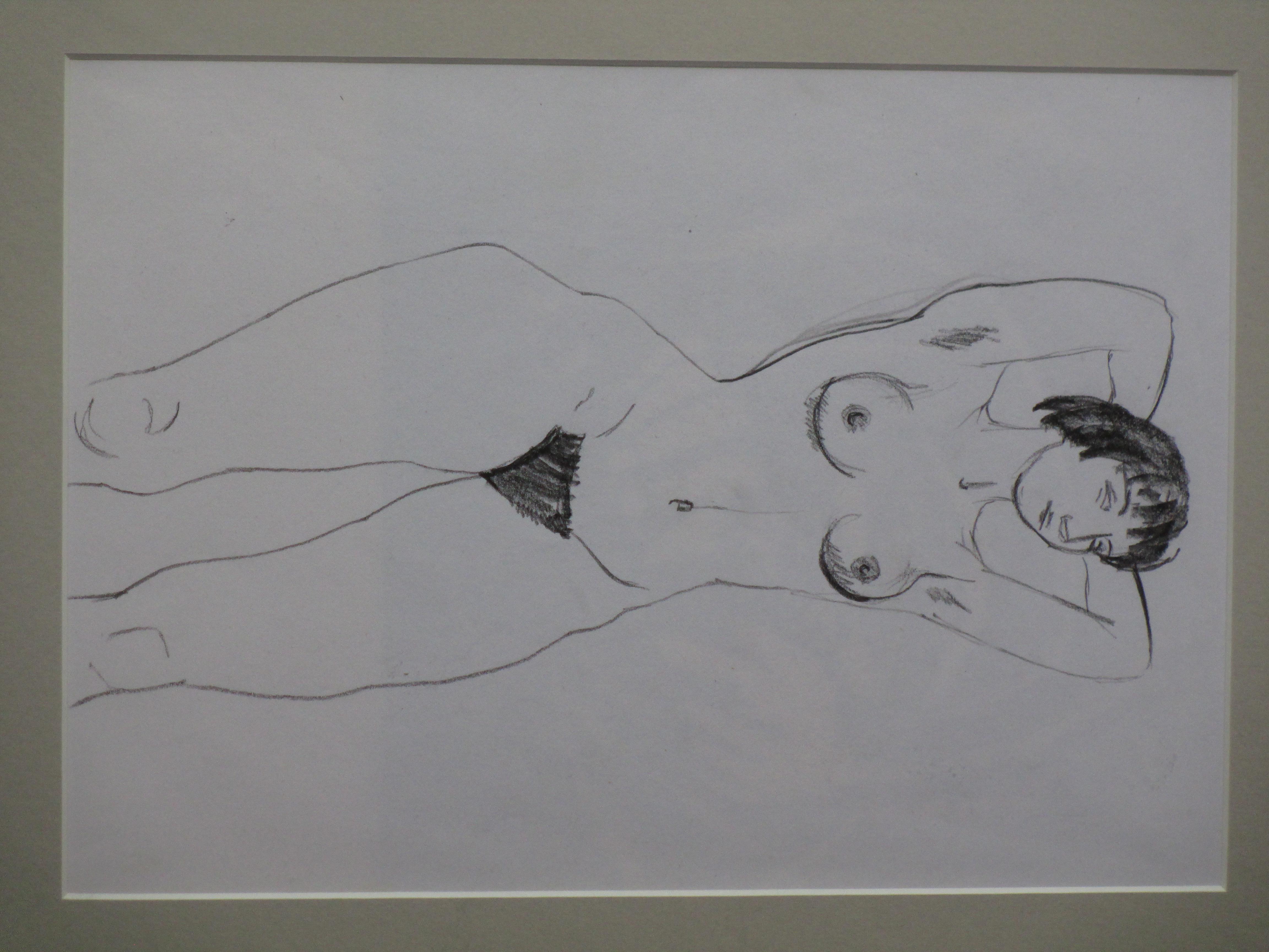 Henny Ragetli - Staand Naakt - Tekening kopen? Bied vanaf 1!