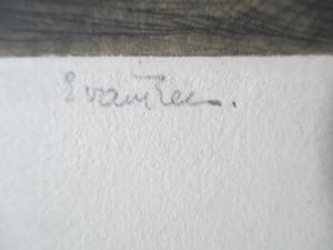 Etie van Rees - Gesigneerde ets kopen? Bied vanaf 40!