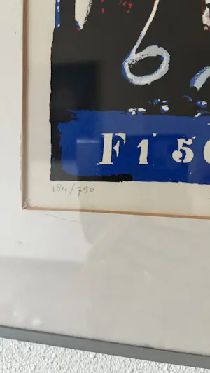 Herman Brood - zeefdruk van Herman Brood ter ere van "F1 50 Years Senna". kopen? Bied vanaf 100!