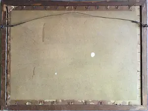 Niet of onleesbaar gesigneerd - Vissende jongen | fraaie krijttekening (1948) - ingelijst kopen? Bied vanaf 1!