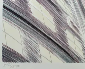 Jeroen Henneman - Handgesigneerde kleurenlitho | 'Verkeer in de stad' | 1988 kopen? Bied vanaf 200!