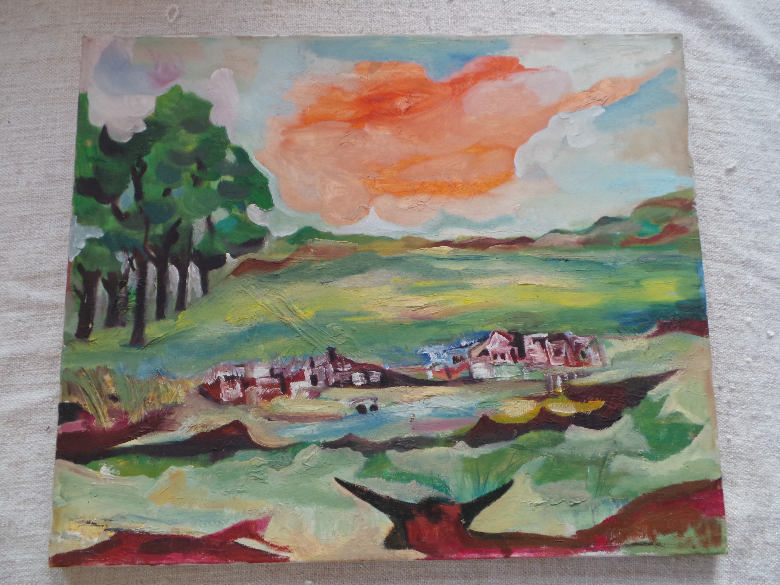 Niet of onleesbaar gesigneerd - Onbekend groningse ploeg kopen? Bied vanaf 1!