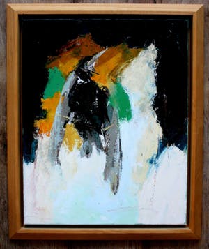 Richard Smeets - olieverf op doek: abstract landschap (nette lijst) kopen? Bied vanaf 475!