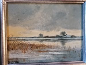 Gerard Krol - Hollands Polderlandschap kopen? Bied vanaf 65!