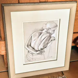 Francine van Hove - Lithografie auf Büttenpapier "Ladies" Passepartout Rahmen kopen? Bied vanaf 90!