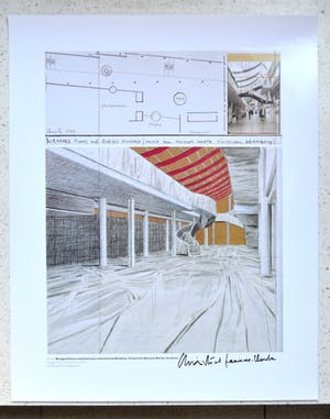 Christo - Wrapped Floors and stairways offset op 300 exemplaren handgesigneerd kopen? Bied vanaf 110!
