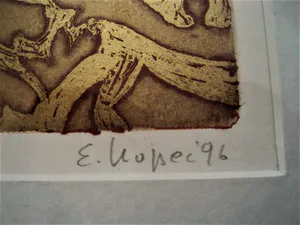 Eliza Kopec - Willem de Kooning academie - verstilde Epreuve d'Artiste ETS "Lonely" kopen? Bied vanaf 28!