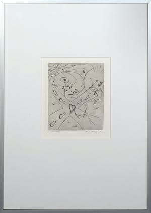 Henk Visch - Ets, De weg... nr. 2 - Ingelijst kopen? Bied vanaf 1!