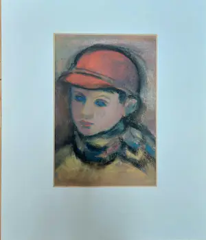 Jan Miechels - jongen met rode pet kopen? Bied vanaf 15!