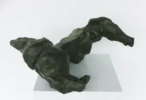 Ruudt Wackers - Beeld van papier maché, Paard kopen? Bied vanaf 200!