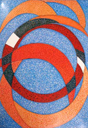 Jan Wolkers - Zeefdruk, Het sluiten van de cirkel (Groot) verkocht voor € 1!