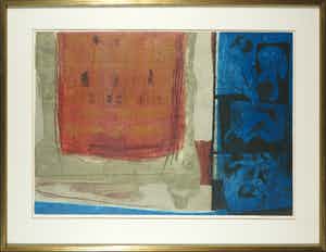 Ru van Rossem - Kleurenets, David en Bathseba - Ingelijst verkocht voor € 150!