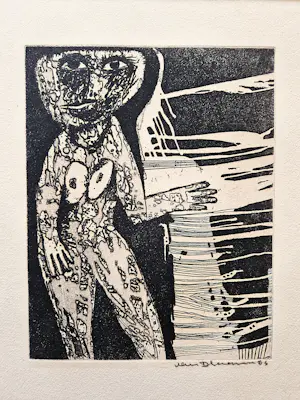 Hans van Draanen - Monochrome eigen druk Ets - 1964 - Vrouw -potloodgesigneerd kaufen? Bieten Sie von 35!