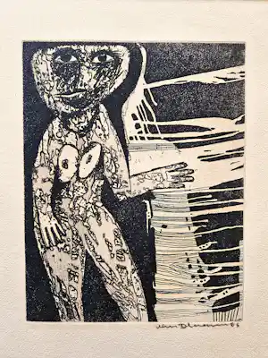 Hans van Draanen - Monochrome eigen druk Ets - 1964 - Vrouw -potloodgesigneerd verkauft für € 60!