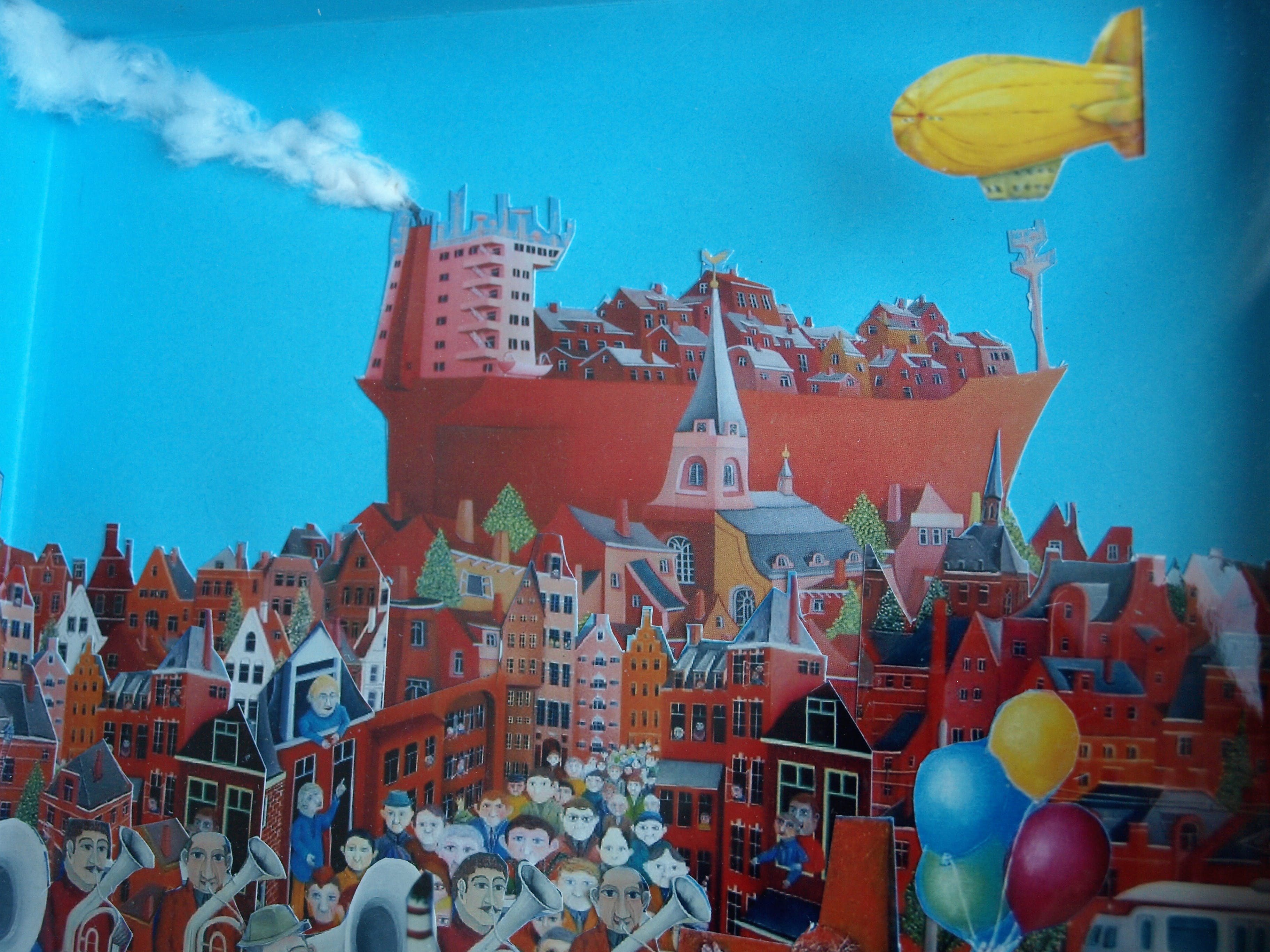 Peer Mijland - Collage met zelfportret – ca 1999  kopen? Bied vanaf 90!