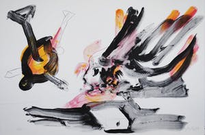 Ger Lataster - litho 'Engel boven de tafel' - 1998 kopen? Bied vanaf 135!