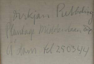 Dirkjan Ribbeling - Olieverf op doek, Zonder titel - Ingelijst (Zeer groot) kopen? Bied vanaf 1!