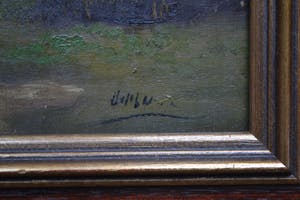 Niet of onleesbaar gesigneerd - Hollandse school (20e eeuw) - Landschap met boerderij kopen? Bied vanaf 1!