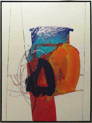 Buy Arty Grimm - Olieverf op doek, Abstracte compositie - Ingelijst (Zeer groot)? Bid from 600!