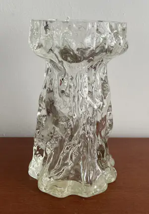 Ingrid Glas - Brutalistische boombastvaas ontwerp Kurt Wokan kopen? Bied vanaf 20!