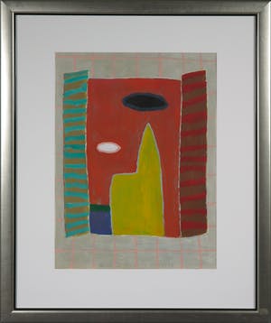 Harrie Gerritz - Gouache, Zonder titel - Ingelijst kopen? Bied vanaf 250!