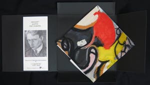 Piet Ouborg - Zeefdruk op katoenzijde, Invaart kopen? Bied vanaf 35!