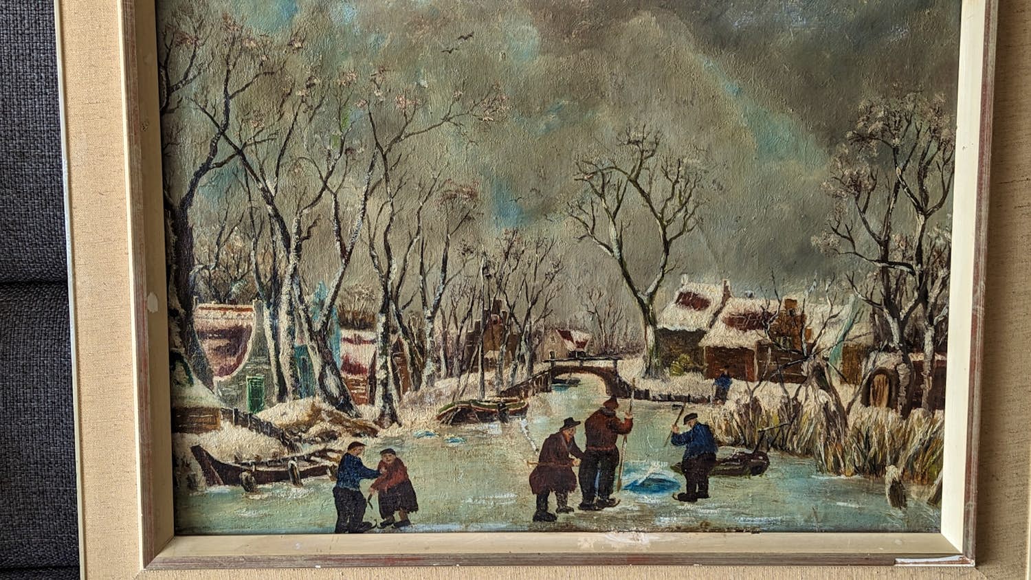Niet of onleesbaar gesigneerd - Winterlandschap kopen? Bied vanaf 1!