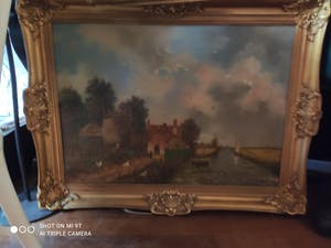 Niet of onleesbaar gesigneerd - Landschap, Stilleven kopen? Bied vanaf 1!