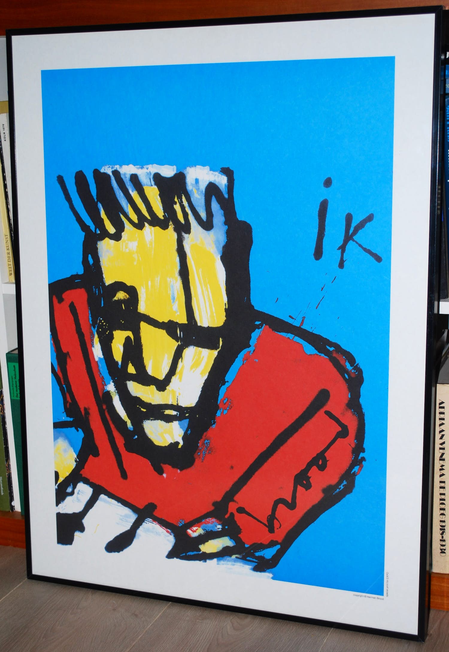 Herman Brood - IK - speciale uitgave voor EXPO - grote zeefdruk op 120 grams papier > 80x60 cm< kopen? Bied vanaf 175!